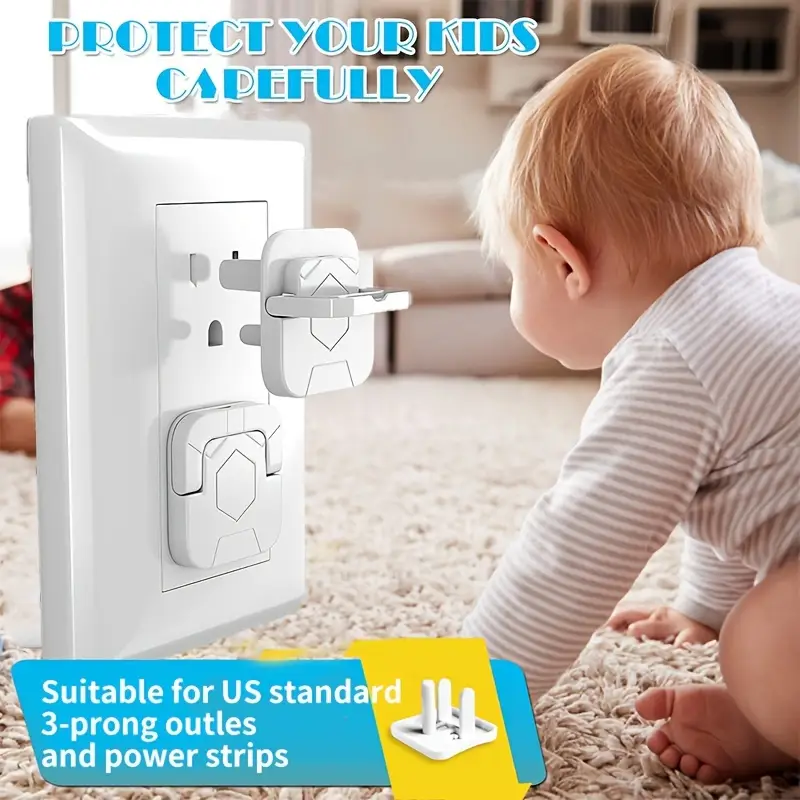 Baby Safety Socket plug Cover(10 pes)