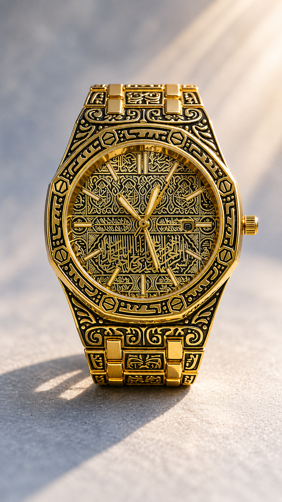 Ayatul kursi calligraphy watch
