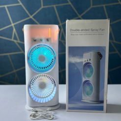 Alternative view of Rechargeable Remote Control Double Head Spray Cooling Fan